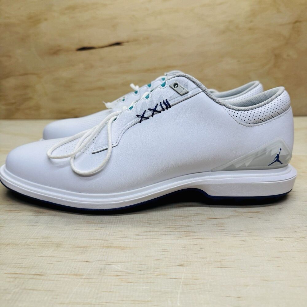 NEW Jordan ADG 5 Golf Spikeless Shoes Mens Sz 12 White Grape Purple FQ7874 100